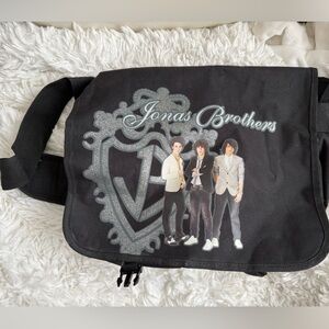 NWOT Limited Too / Jonas Brothers Exclusive Messenger Bag - Black Laptop Bag